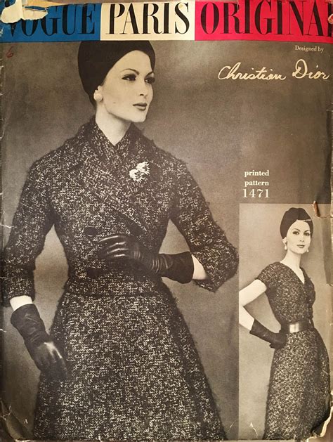 dior vogue 1471 pattern